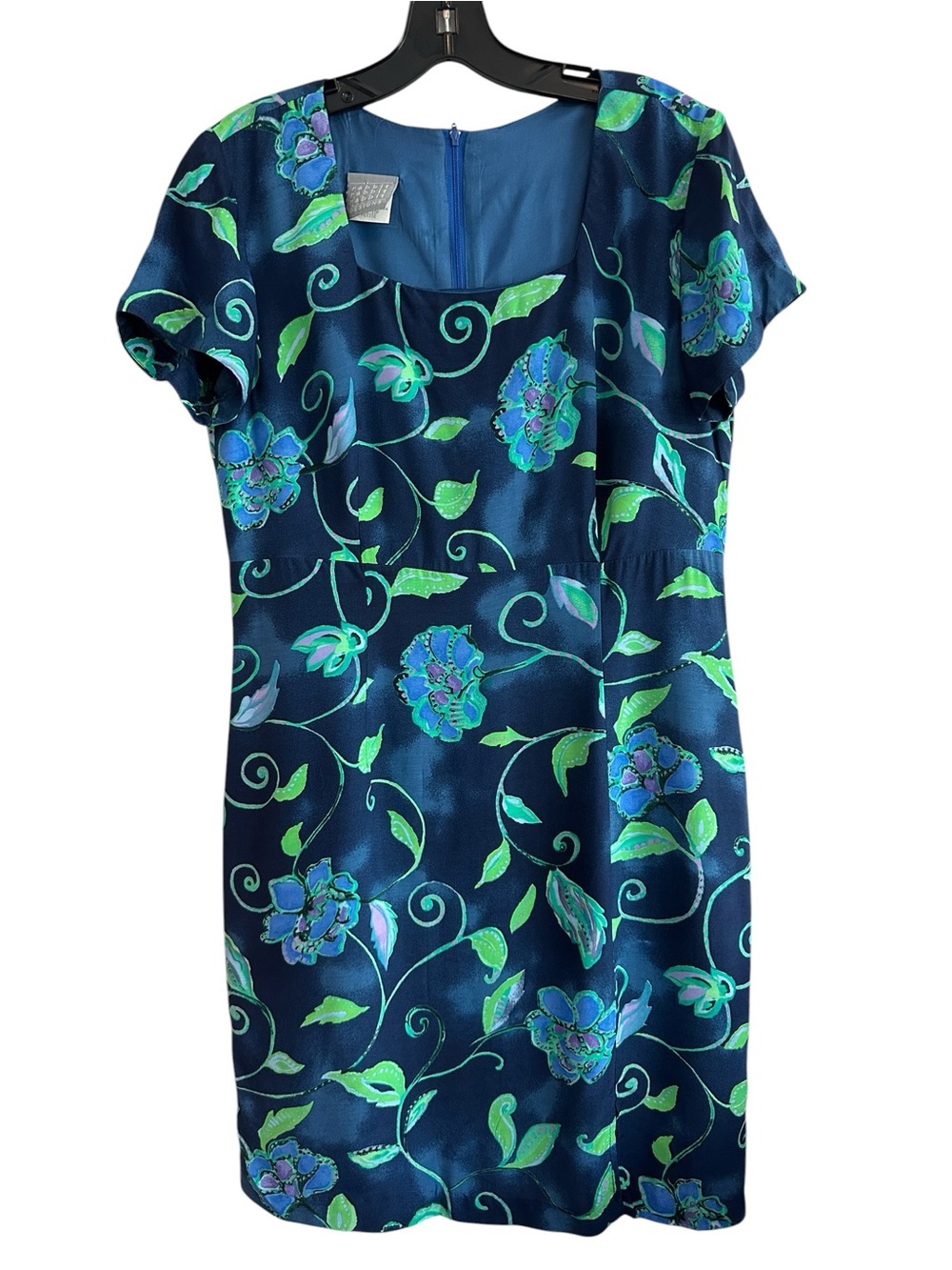 Rabbit Rabbit Rabbit‎ Floral Dress 10 Vintage Spring Summer Garden Short Sleeve